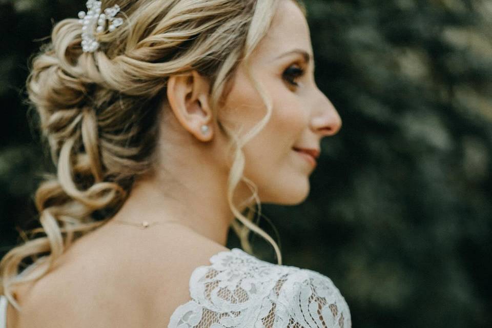 Robe de en guipure