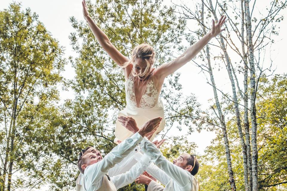 Lancé de la mariée