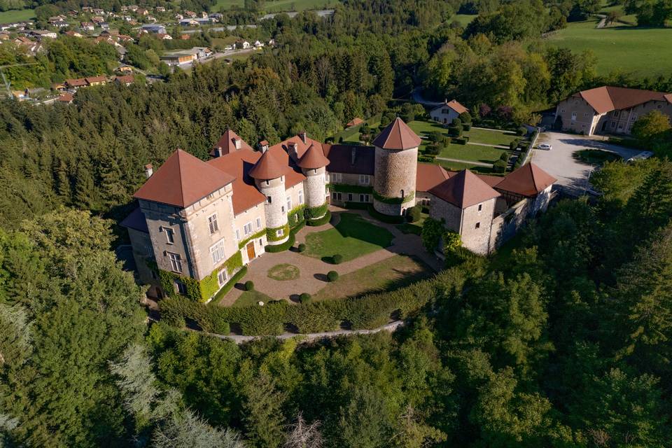 Drone photo du domaine