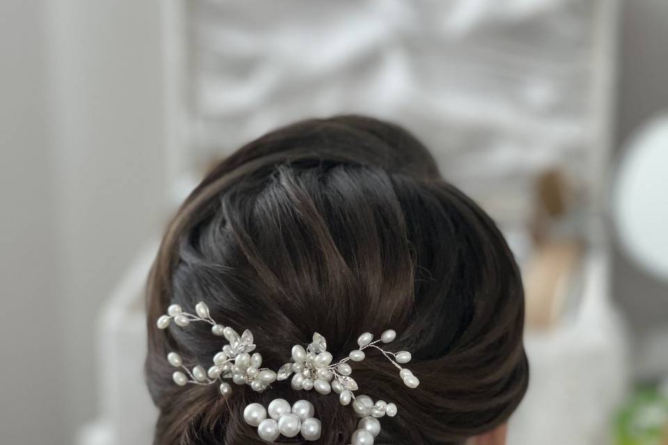 Chignon sophistiqué