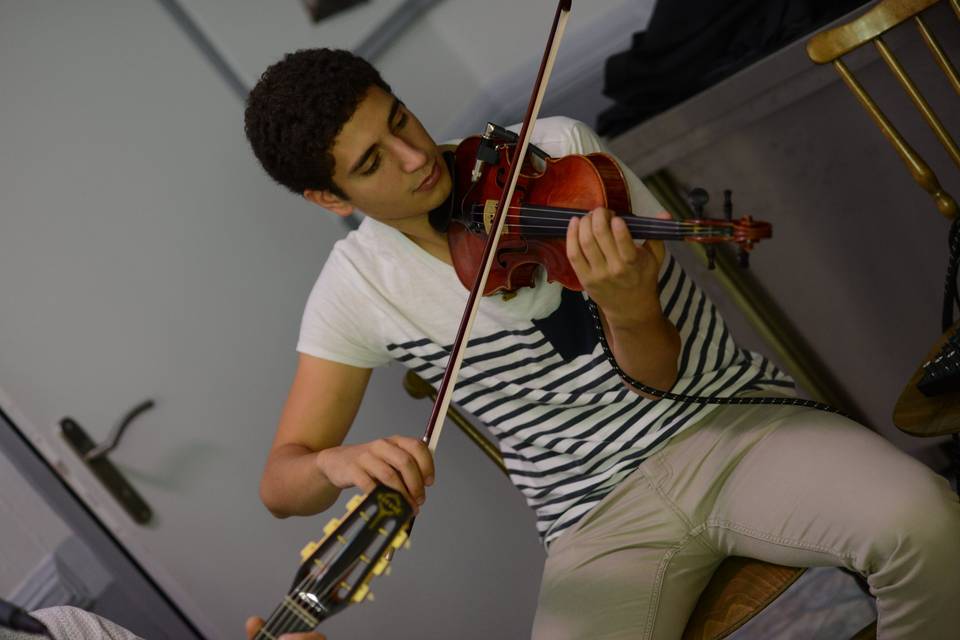 Marc au violon