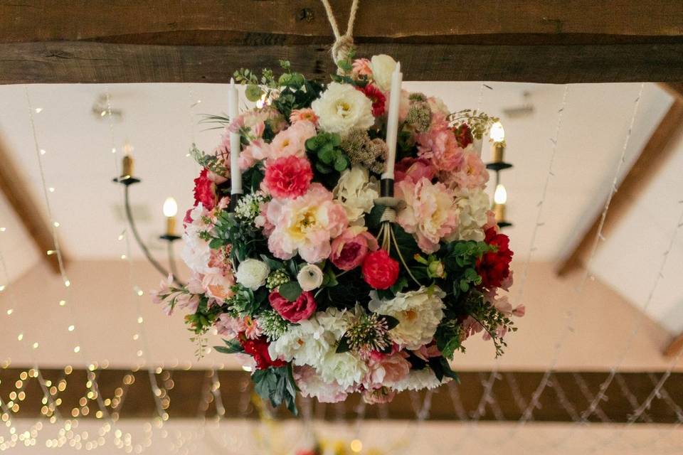 Fleuri de la table au lustre