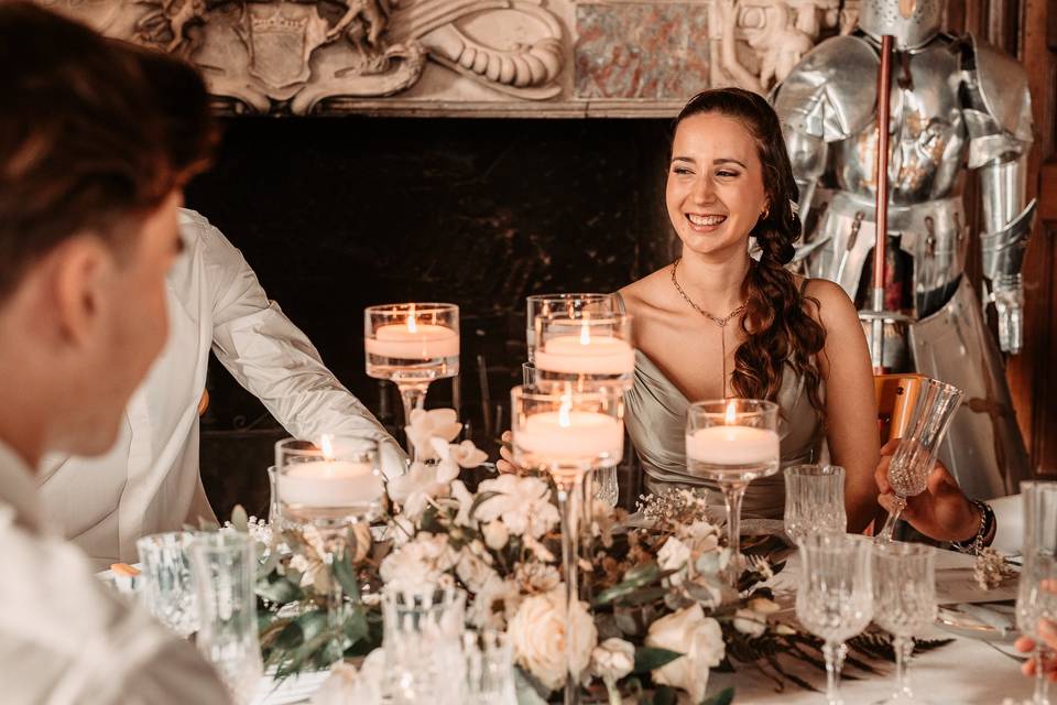 Table d'invités mariage