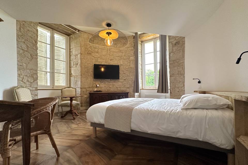 Chambre ronde appartement 2
