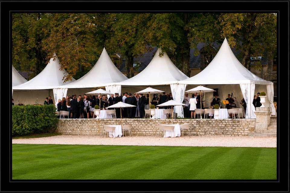 Réception jazz pour au chateau