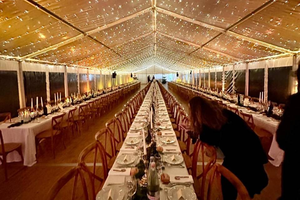 Tente cristal de nuit