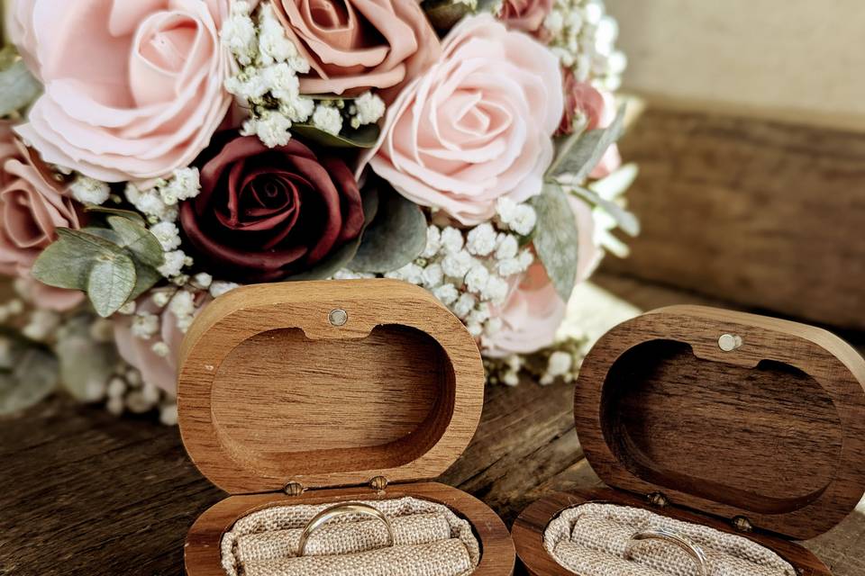 Bouquet de mariée en savons