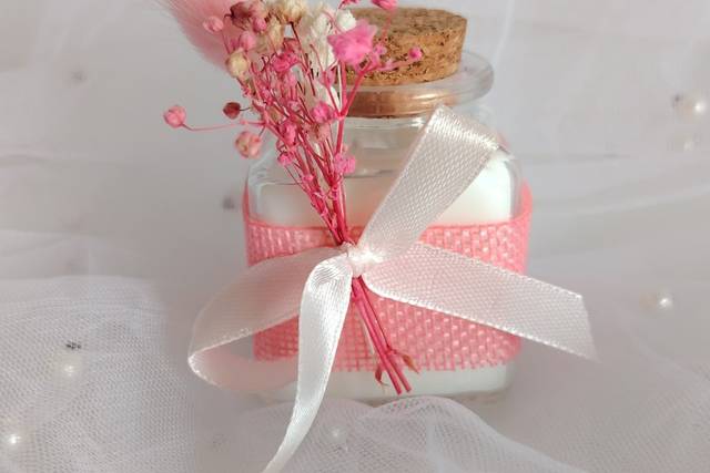 Cadeaux invités, petite bougie