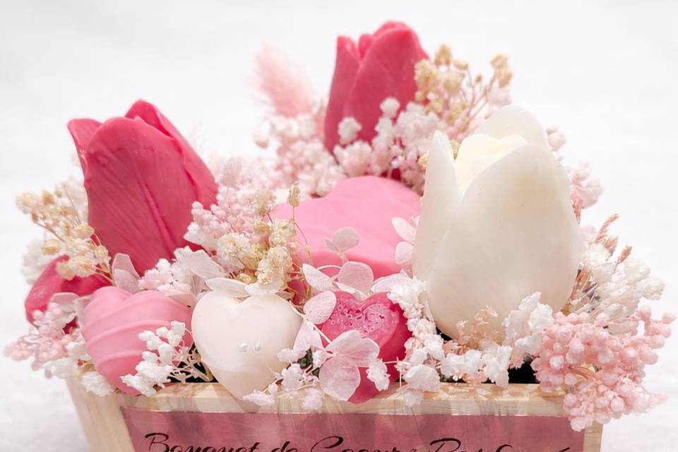 Bouquet de cœurs parfumés