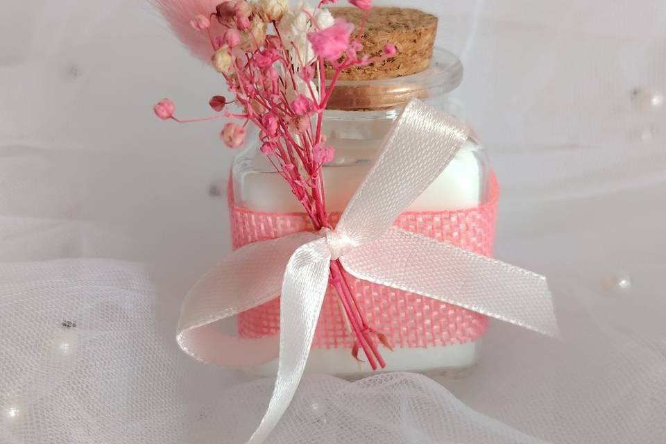 Cadeaux invités, petite bougie