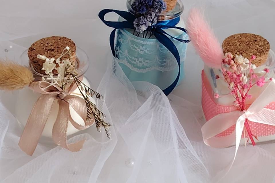 Cadeaux invités, petite bougie