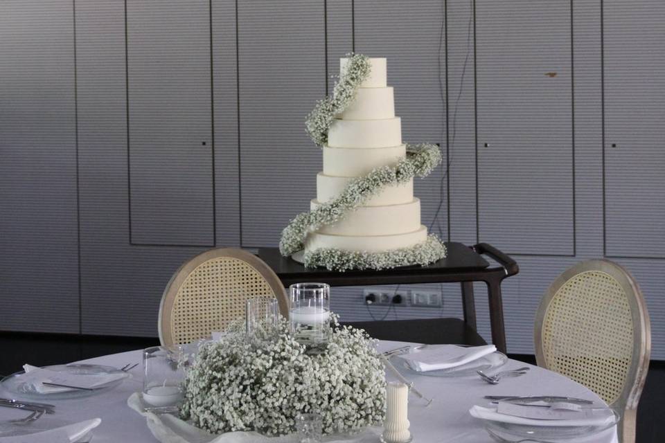 Mariage gypsophile