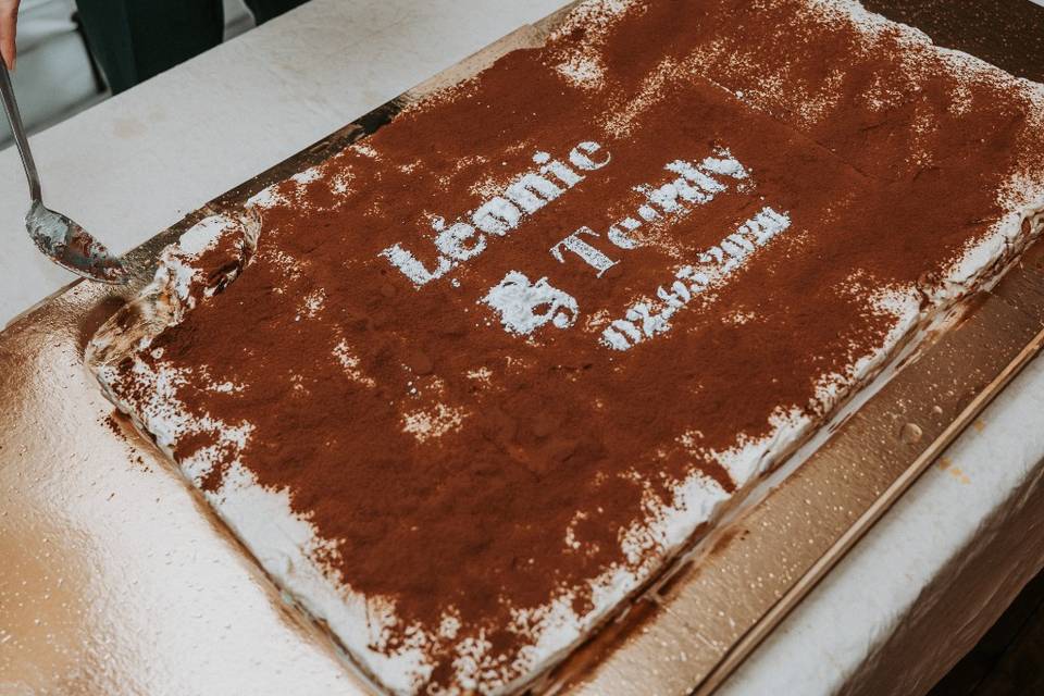 Tiramisu géant