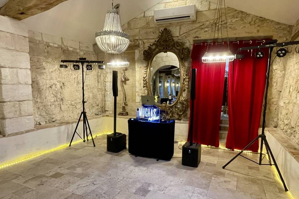 Set Up au château de Garde