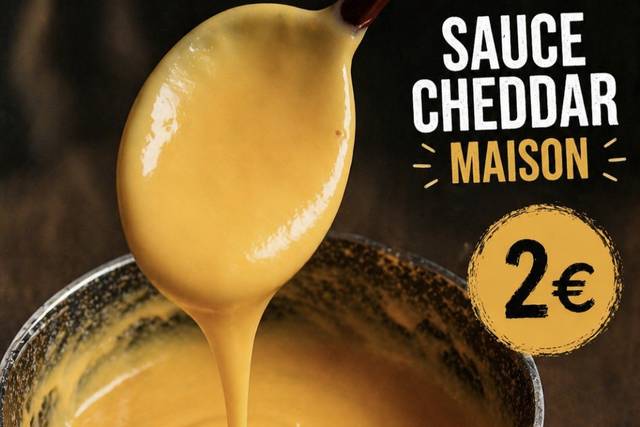 Sauce cheddar maison