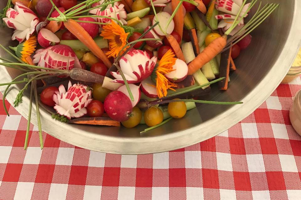 Bouquet de légumes à picorer