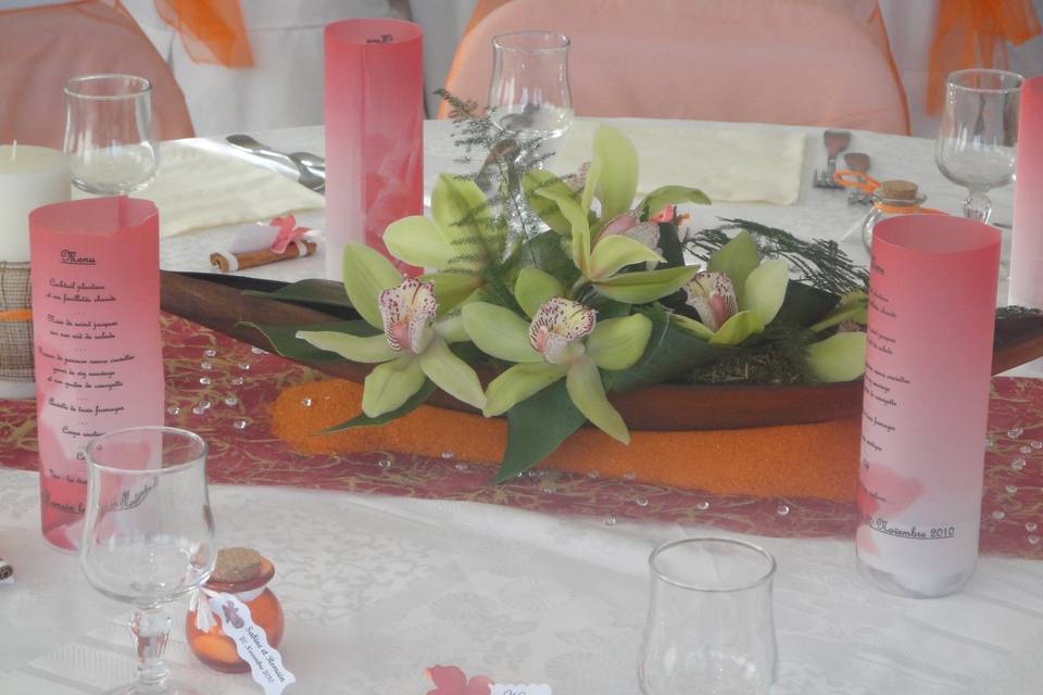 Exemple decoration de table