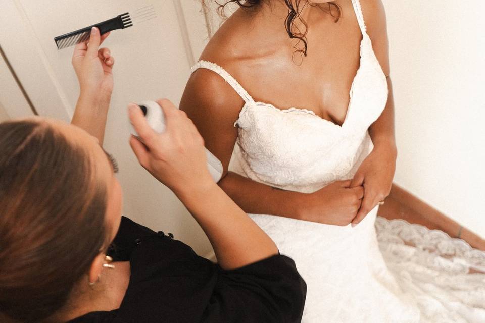 La mise en beauté