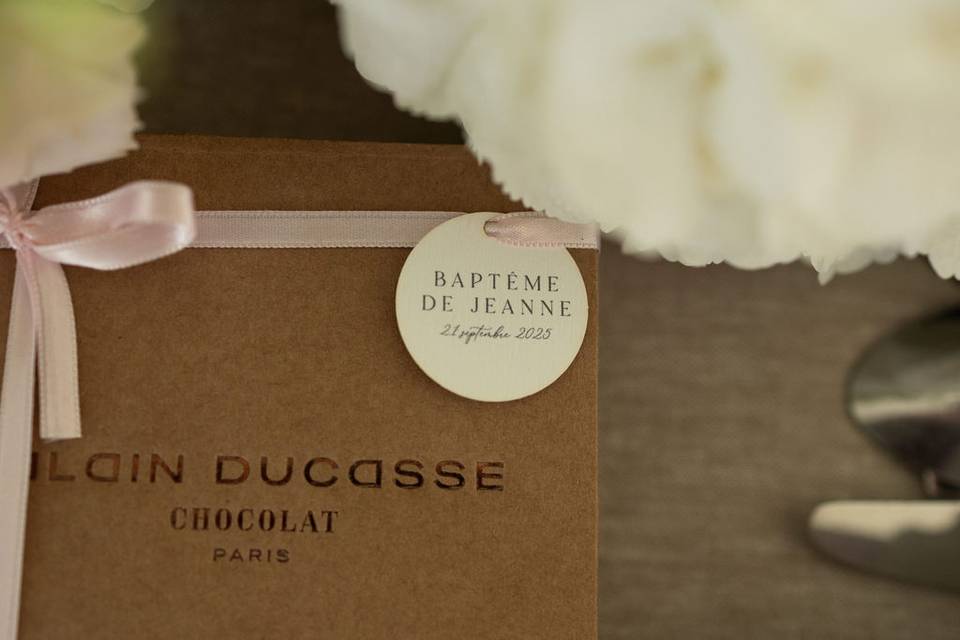 Cadeaux invités personnalisés