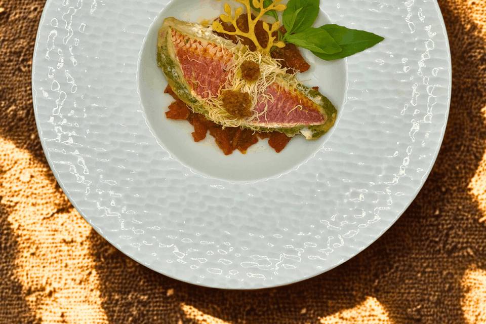 Filet de rouget kadaif