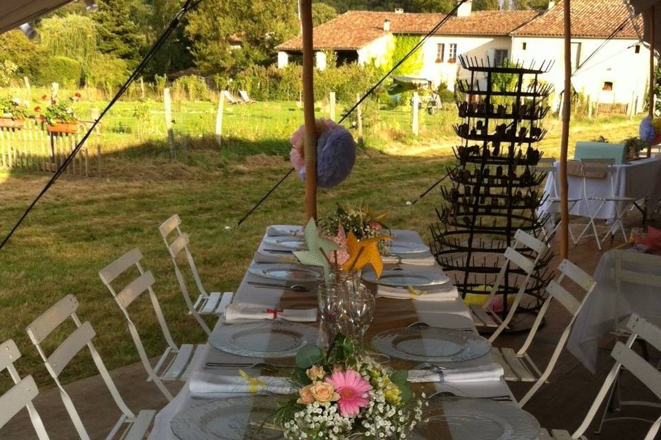 Mariage champêtre dans le Tarn
