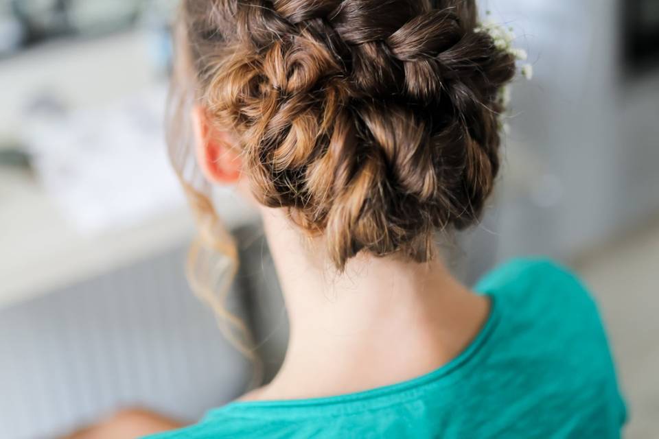 Chignon tressé