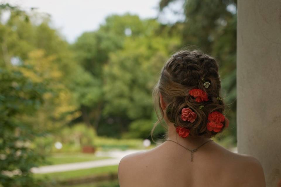 Chignon mariée été