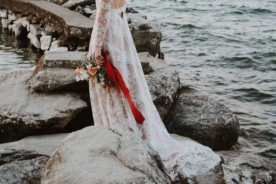 Seuls sur le sable - Elopement