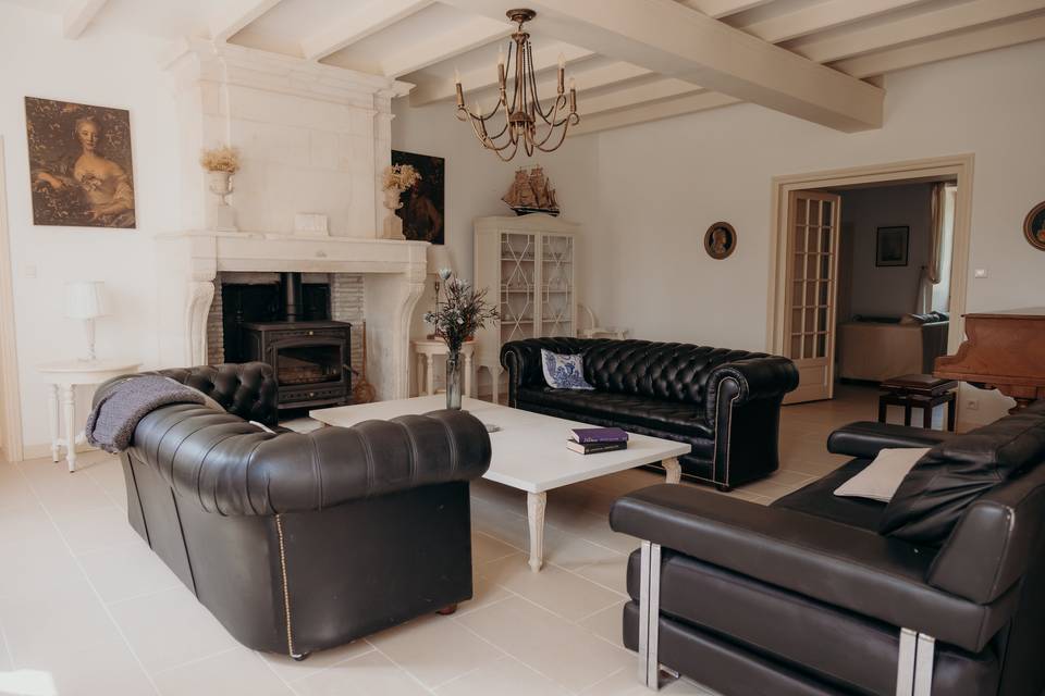 Salon du gîte Maria