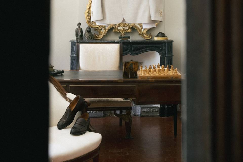 Espace préparatifs marié