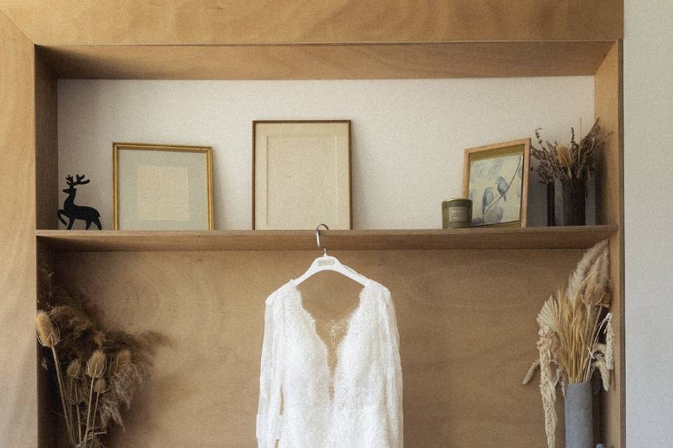 Espace préparatifs mariée