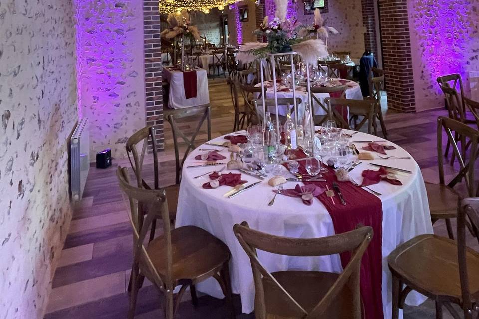 Ambiance lumineuse mariage