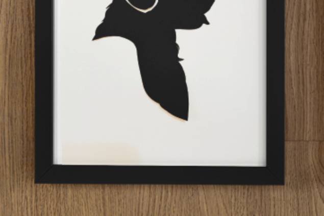 Silhouette animal sur photo
