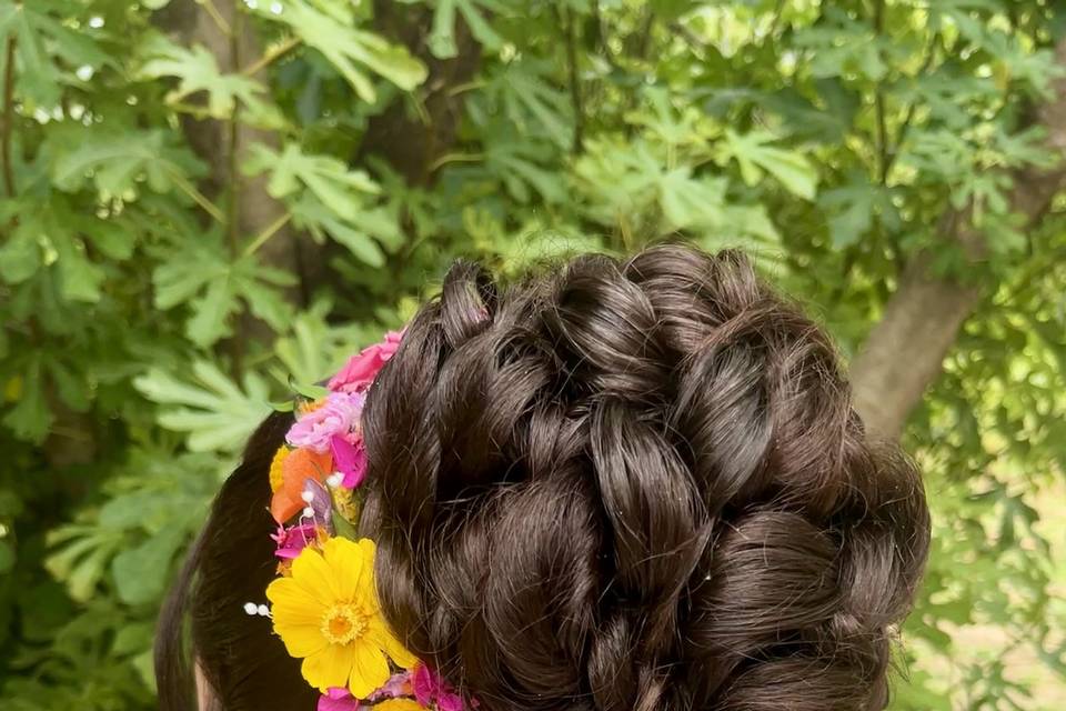 Chignon haut