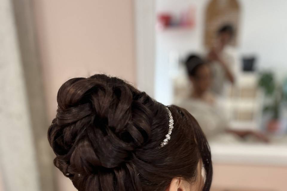 Chignon haut