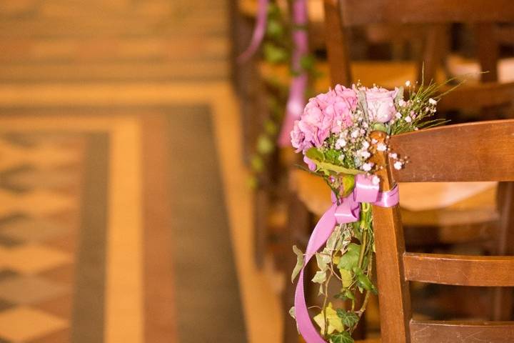 Mariage violine et parme