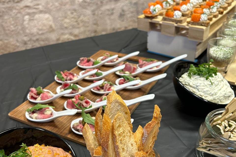 Des buffets raffinés