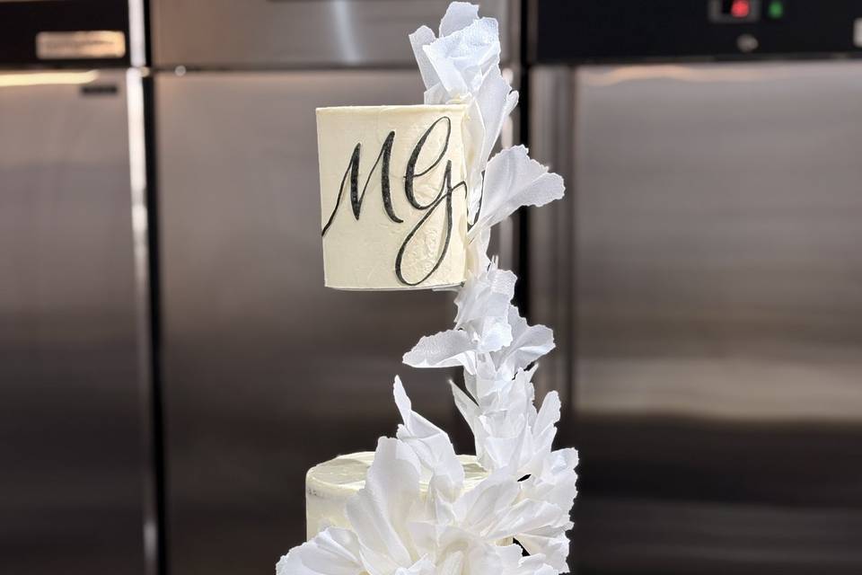 Wedding cake blanc