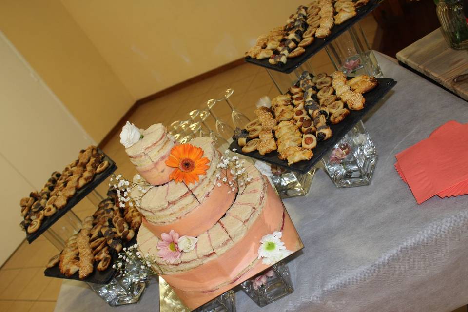 Toasts en Wedding cake