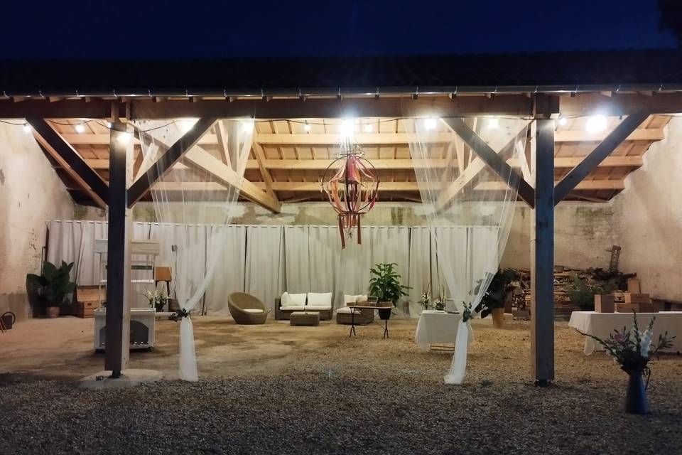Préau de nuit