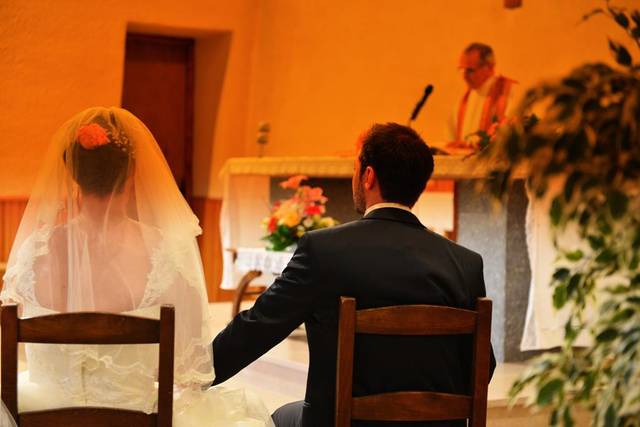 Juste avant le oui à l'église