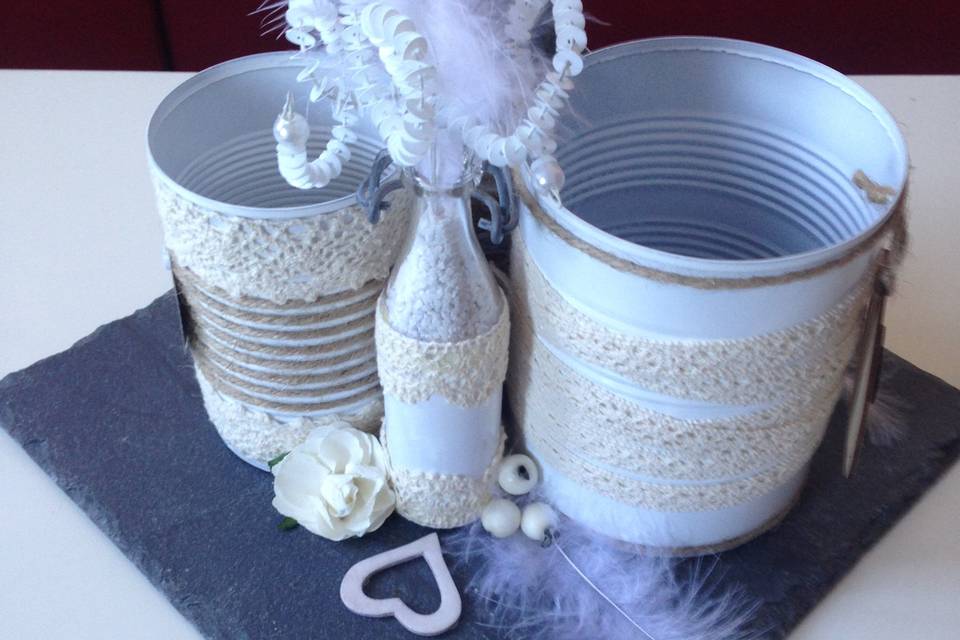 Centre de table vintage