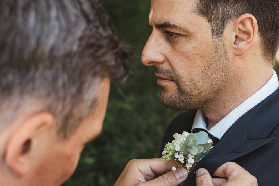 Boutonnière du marié