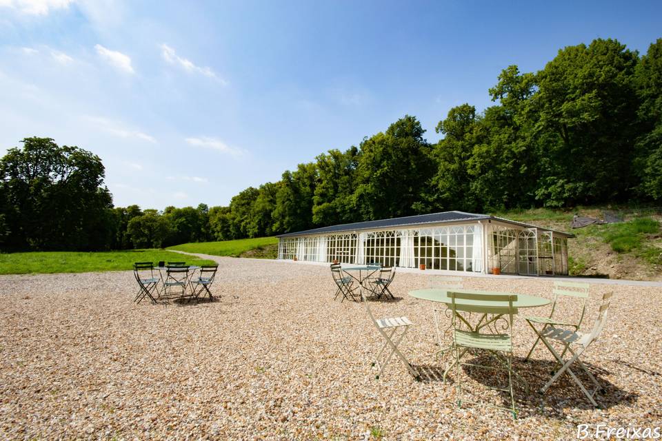 La terrasse de l'orangerie