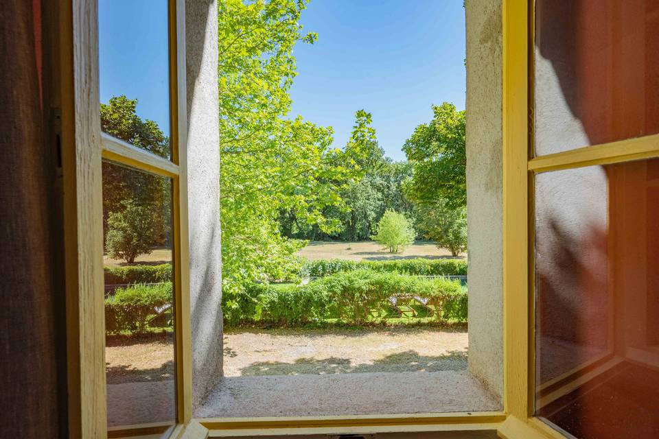 Vue sur le jardin