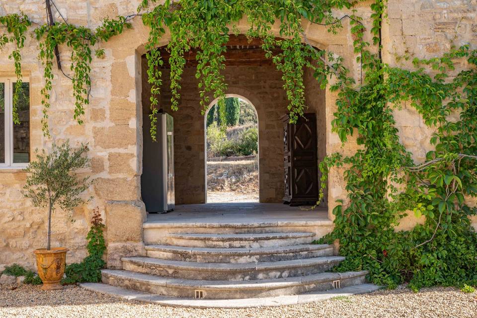 Accès à la chapelle