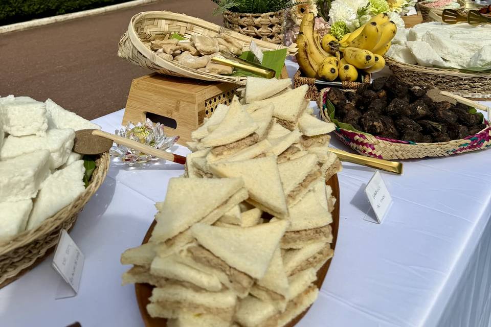 Brunch traditionnel sri lankai