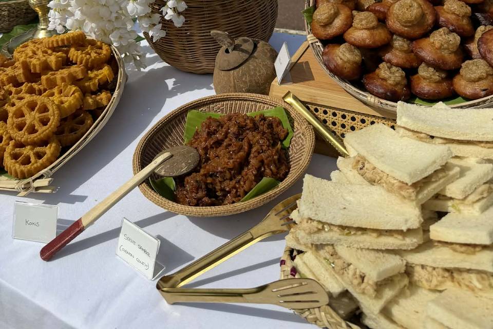 Brunch traditionnel sri lankai