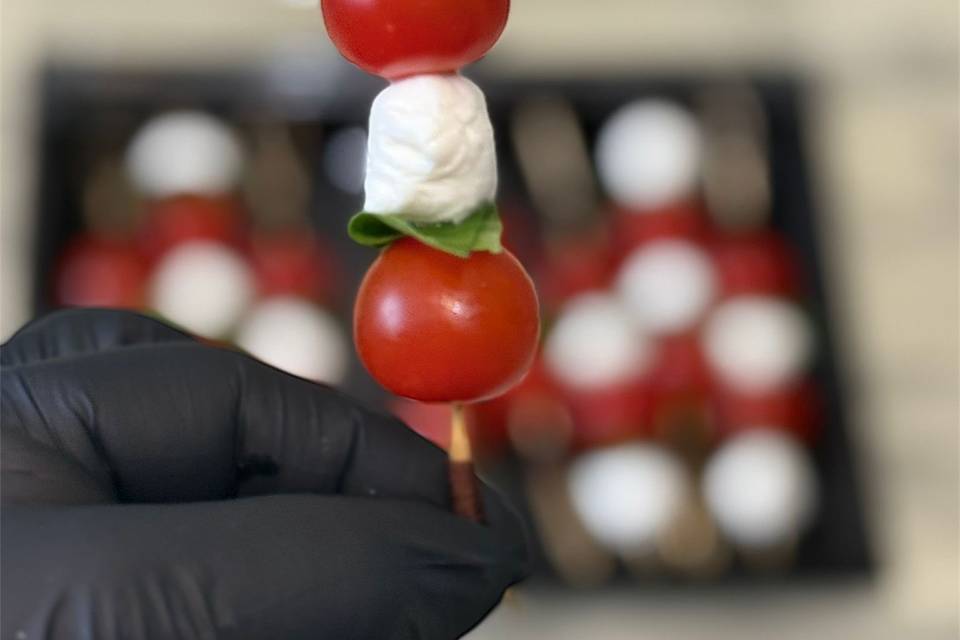 Brochette tomate mozarella