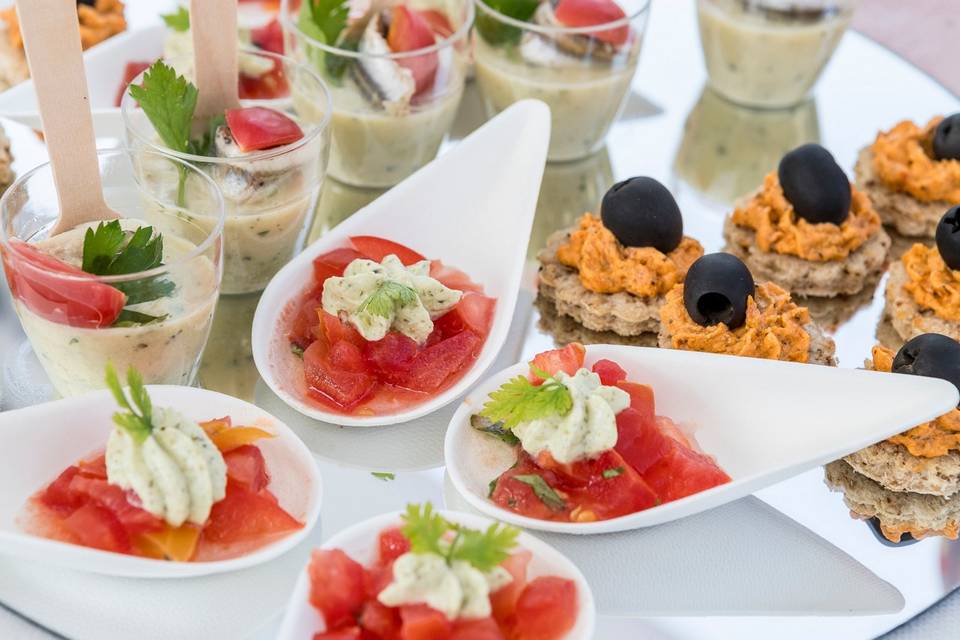 Bouchées élégantes, réception